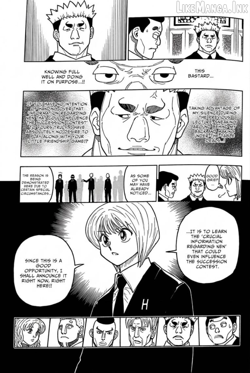 Hunter x Hunter, Chapter 411 image 12